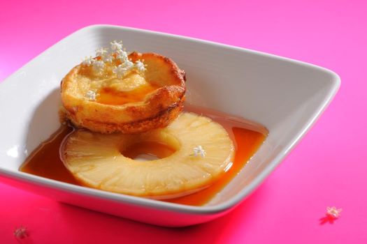 Flan de Piña