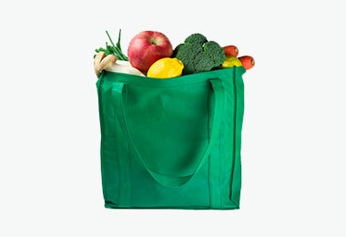 Bolsa de tela para compras de frutas y verduras cocina ecológica