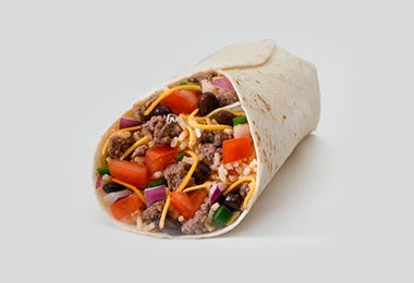 Burrito, popular receta con fréjol 
