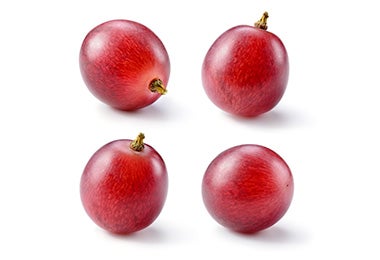 Las uvas son comunes en la comida mediterránea. 