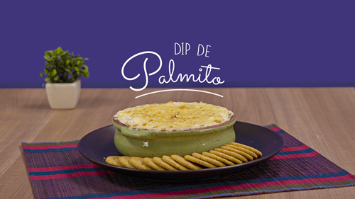 Receta rápida de dip de palmito