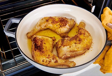 Un plato de pollo para complementar los entrenamientos de fuerza