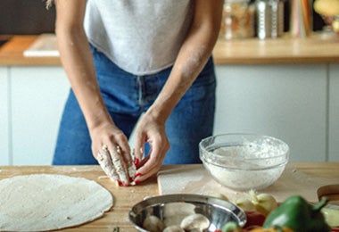 Una buena idea es preparar un calzone en casa.