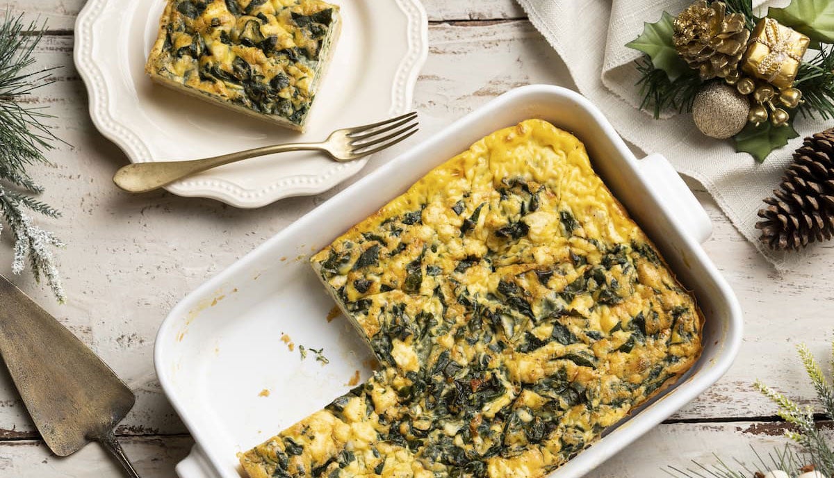 Torta de Espinaca con Acelga para compartir Recetas Nestlé