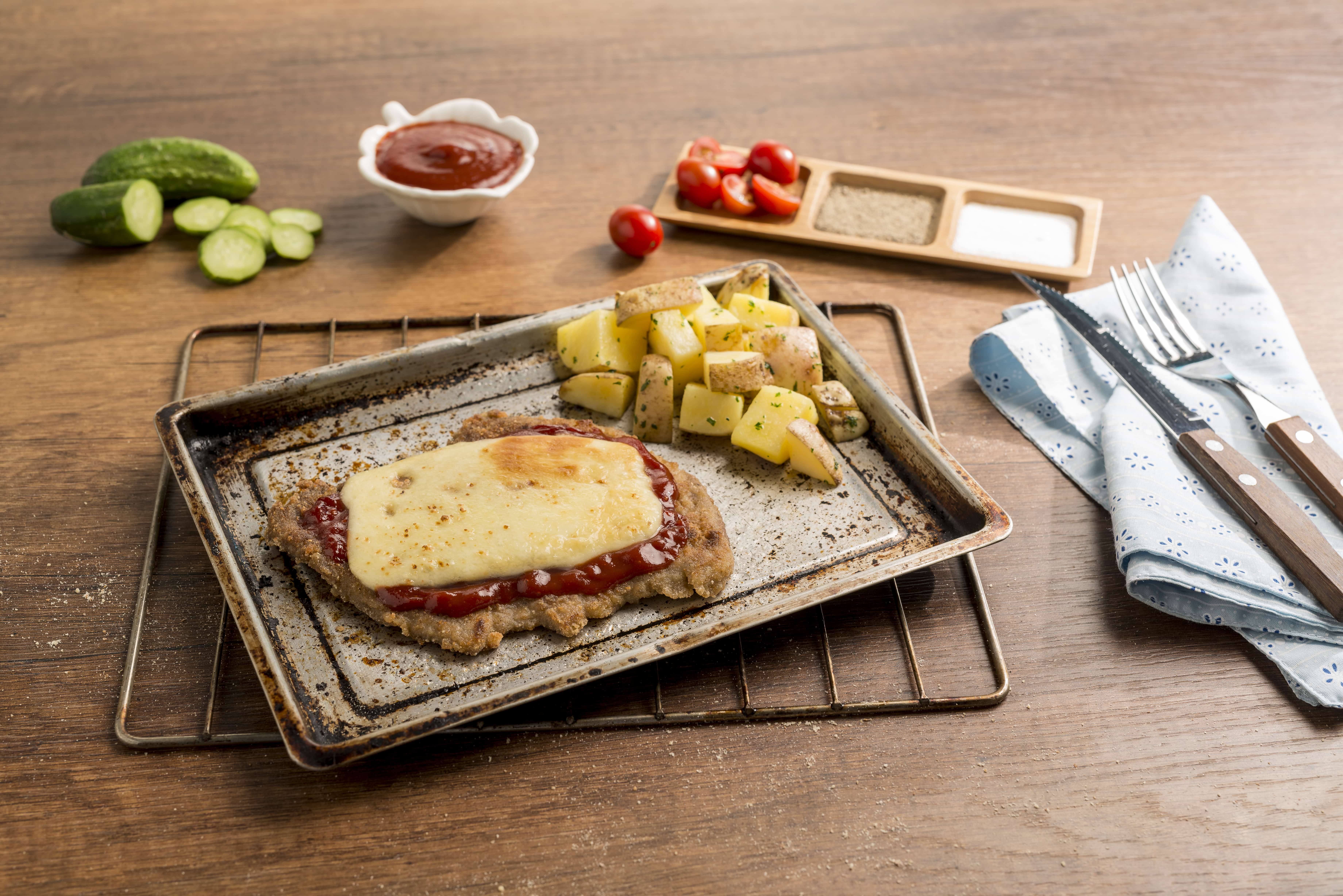 Milanesas a la Napolitana