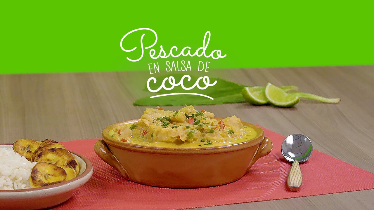 Pescado en salsa de coco