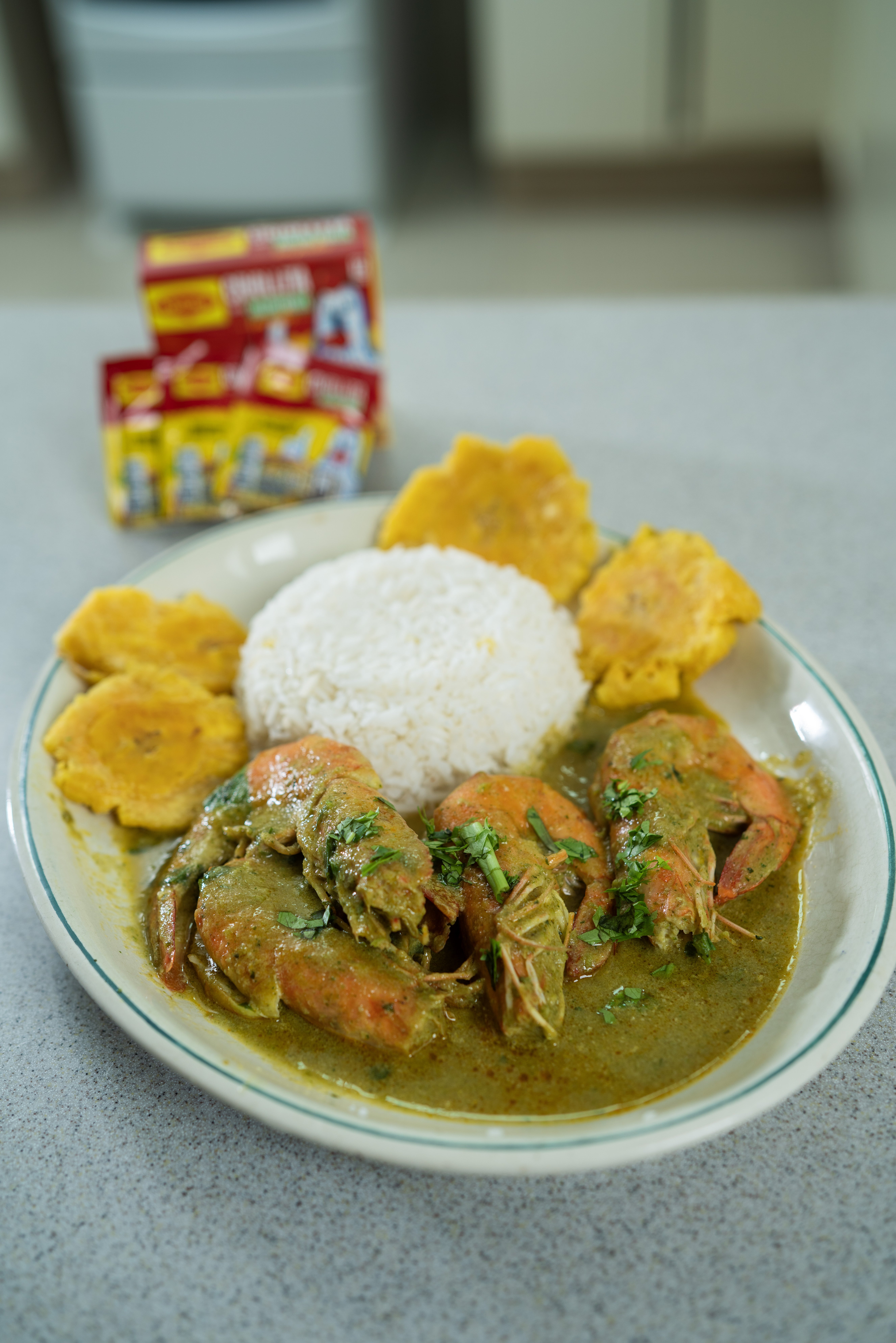 Encocado de langostinos