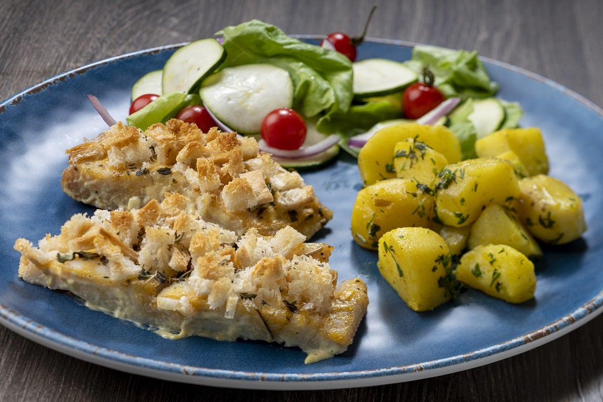 Filete de pescado al horno