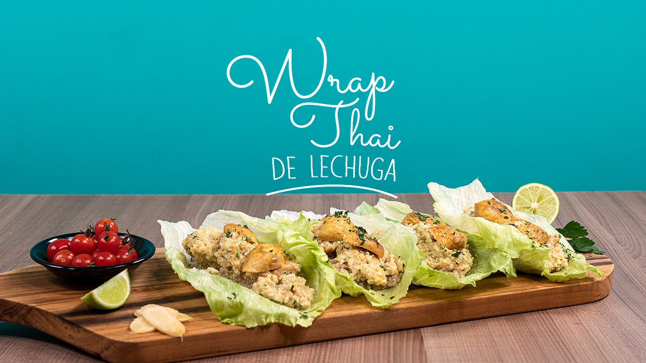 Wrap thai de lechuga