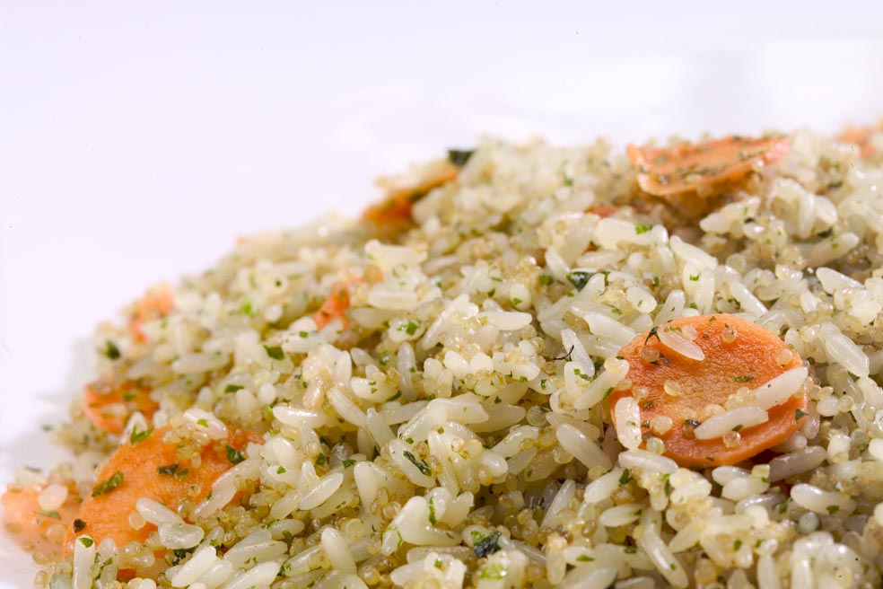 arroz con quinoa