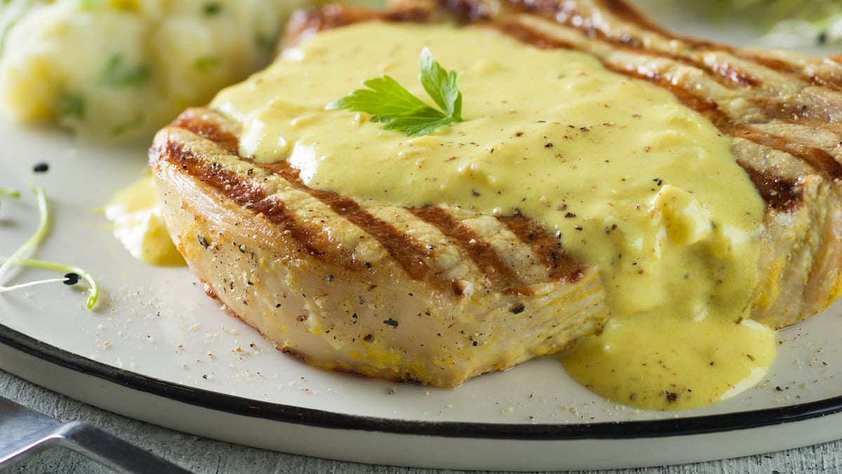 Top 68+ imagen receta de chuletas de cerdo a la mostaza al horno