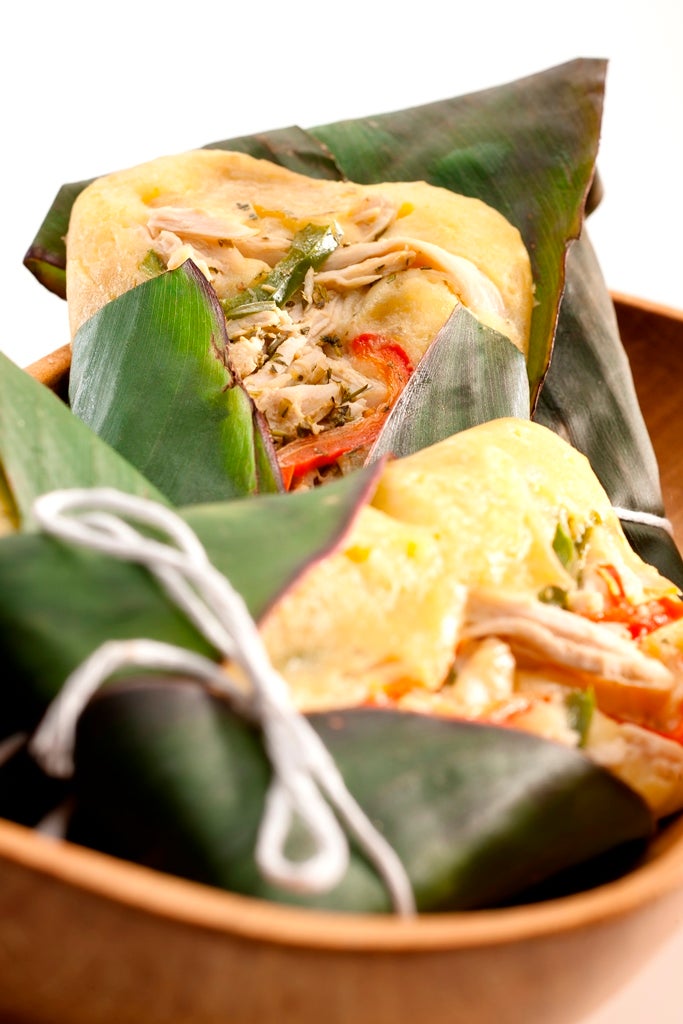 Tamales de zanahoria blanca