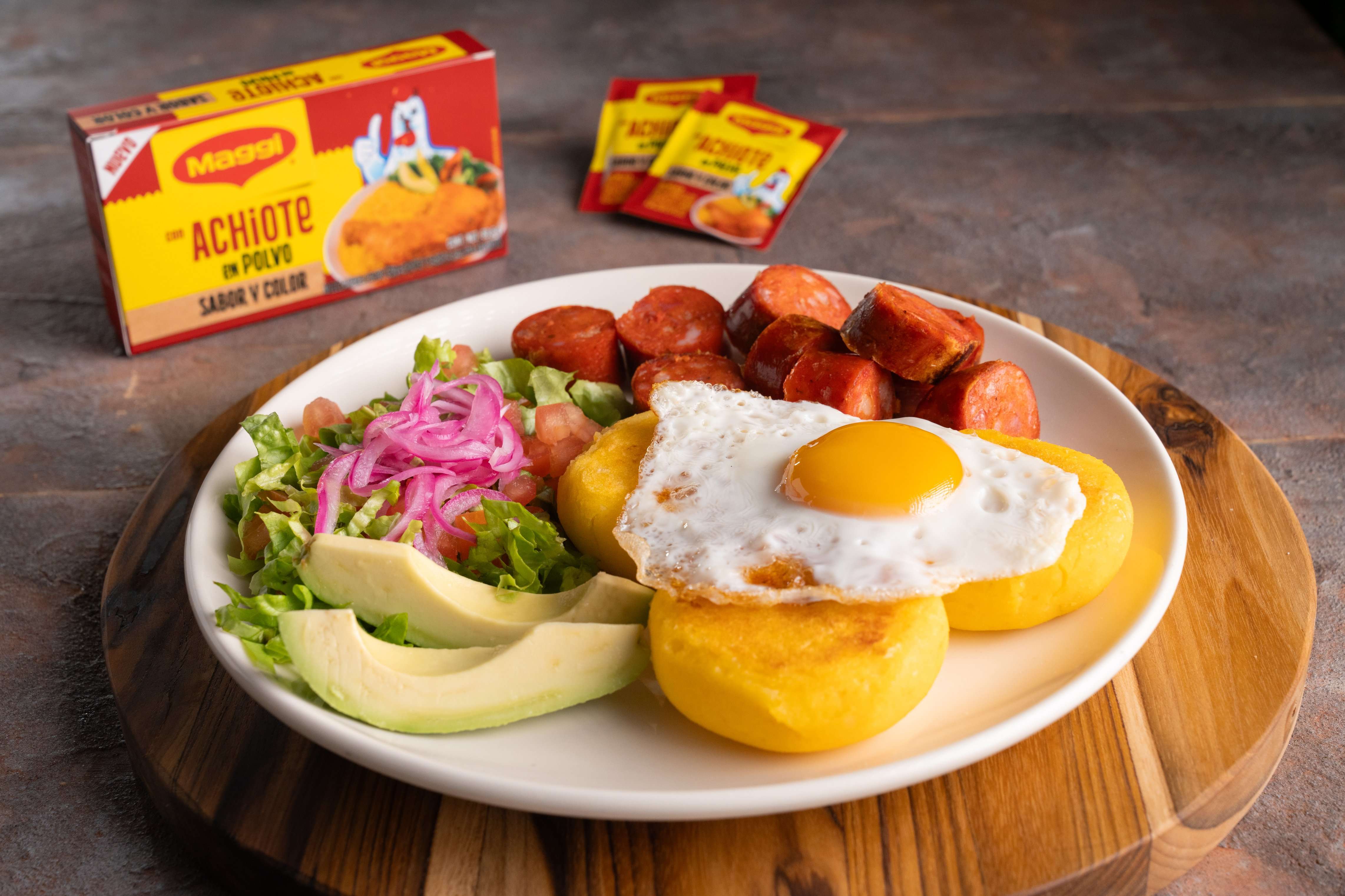 Llapingacho con chorizo ambateño