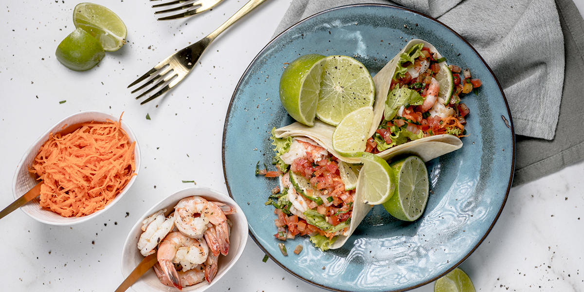 Tacos de Camarones Picante