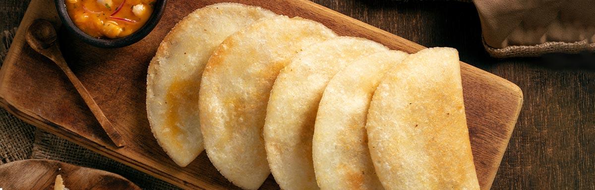 Una clase de empanada ecuatoriana es la de morocho.