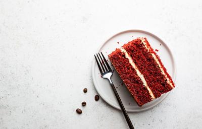 Torta fácil de red velvet