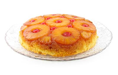 Un postre de piña