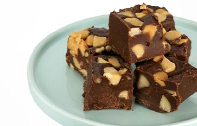 Brownies con frutos secos.