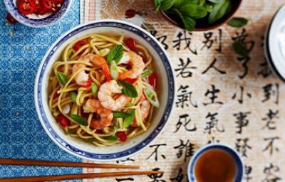 Ramen de camarones. Ramen de camarones.