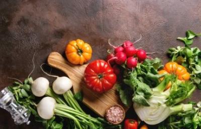 variedad de verduras frescas, hinojo Variedad de verduras frescas, hinojo