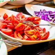 Tomates de árbol para servir.
