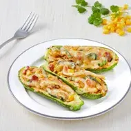 Plato con zucchini