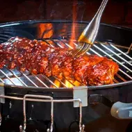  Costillas de cerdo con salsa teriyaki 