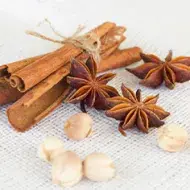 Anís estrellado con astillas de canela