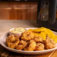 Camarones apanados