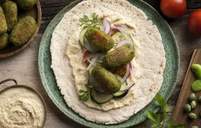 Falafel de Haba con Menta Falafel de Haba con Menta