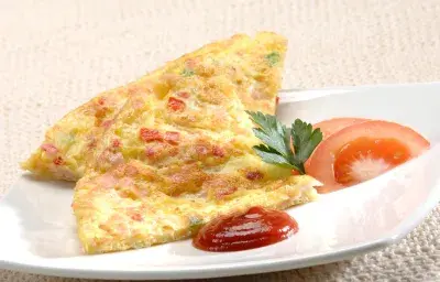 Tortilla de Huevo con Queso Tortilla de Huevo con Queso
