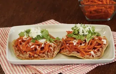 Tinga de zanahoria Tinga de zanahoria