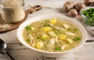 Sopa de Quinua Sopa de Quinua