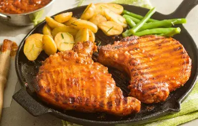 Chuletas al Bourbon BBQ Chuletas al Bourbon BBQ