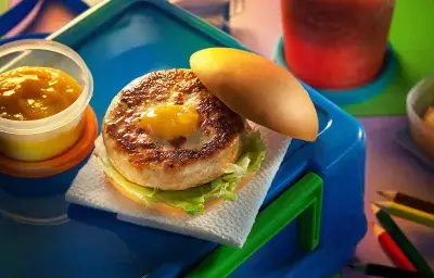 Mini Hamburguesa de Pollo Mini Hamburguesa de Pollo