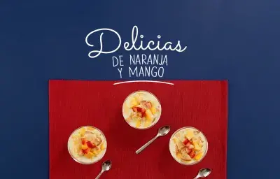 Delicias de Naranja y mango. Delicias de Naranja y mango.