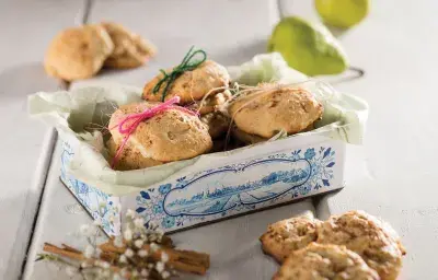 Galletas de pera con canela Galletas de pera con canela