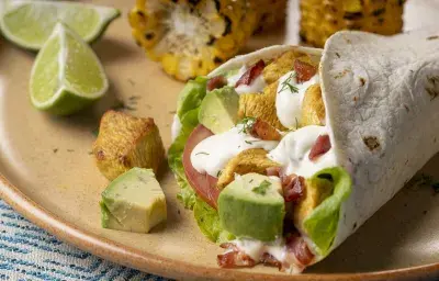Wrap de pollo Wrap de pollo