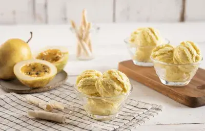 Helado de Maracuyá Helado de Maracuyá