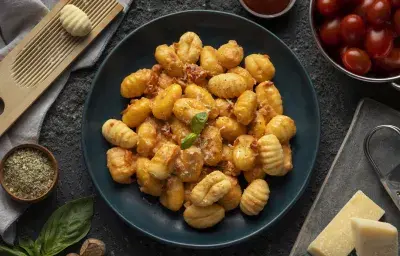 Ñoquis de Papa en Salsa Rosa Ñoquis de Papa en Salsa Rosa
