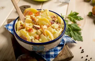 Ensalada de papas al curry Ensalada de papas al curry