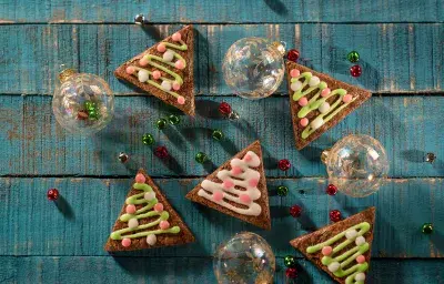 Brownies Navideños Brownies Navideños