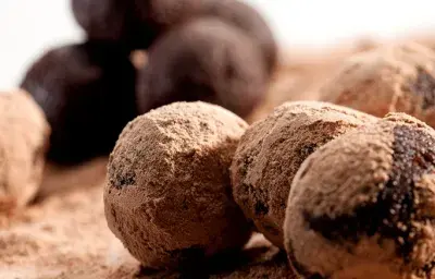 Trufas rápidas al ron Trufas rápidas al ron