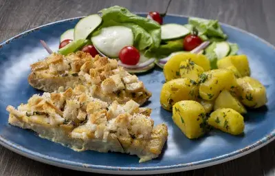 Filete de pescado al horno Filete de pescado al horno