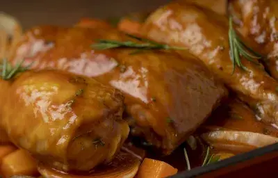 Pollo al horno con papas Pollo al horno con papas
