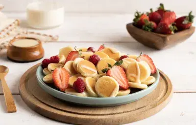 Mini Pancakes para el Desayuno Mini Pancakes para el Desayuno