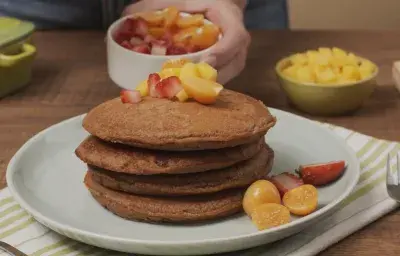 Pancakes sin lactosa de Chocolate Pancakes sin lactosa de Chocolate
