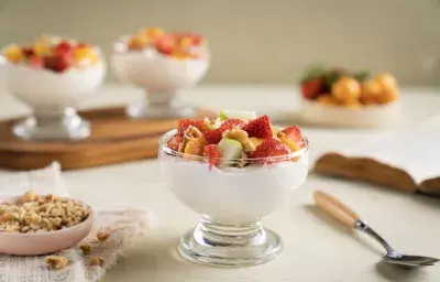 Frutas con Crema