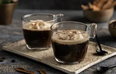 Affogato de vainilla Affogato de vainilla