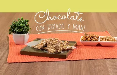 CHOCOLATE CON TOSTADO Y MANI CHOCOLATE CON TOSTADO Y MANI